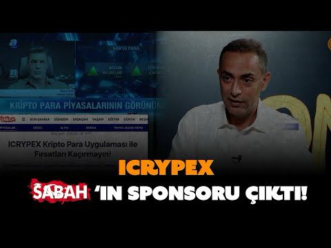 Onlar ortaya çıkardı: ICRYPEX Sabah Gazetesi'nin sponsoru çıktı!