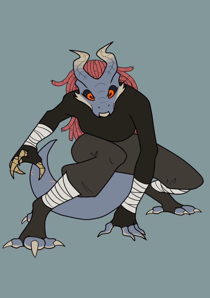An unfinished friends character