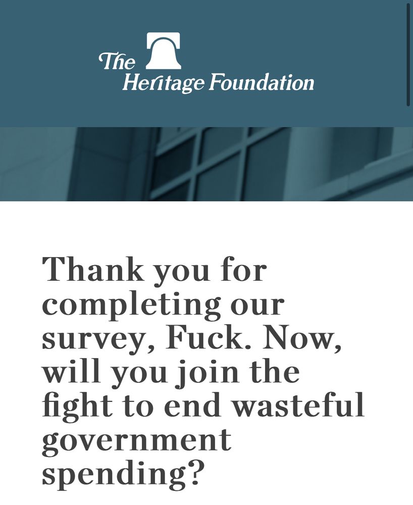 fuck the heritage foundation and fuck elon musk 