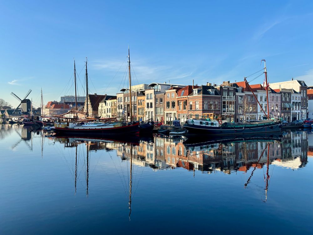 Oude Haven, Old Harbour in Leiden