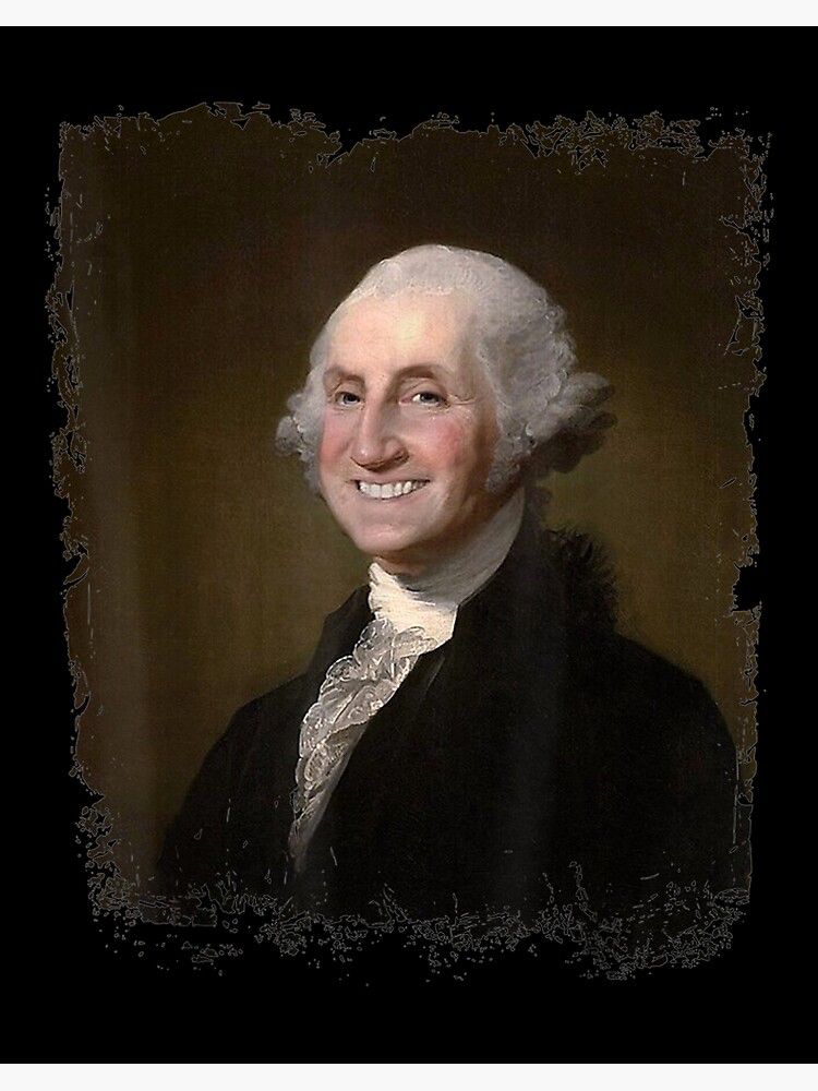 George Washington smiling 
