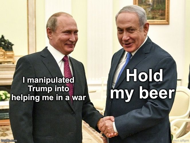 Putin and Netanyahu 