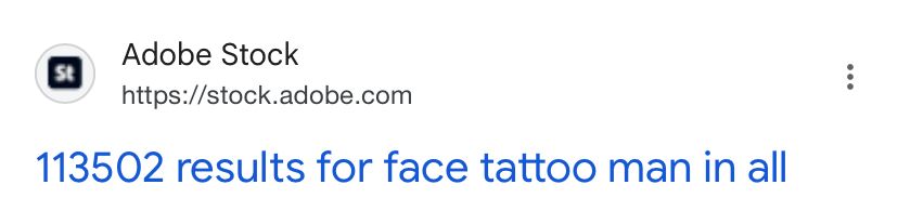 Wow that’s a lot of face tattoo guys
