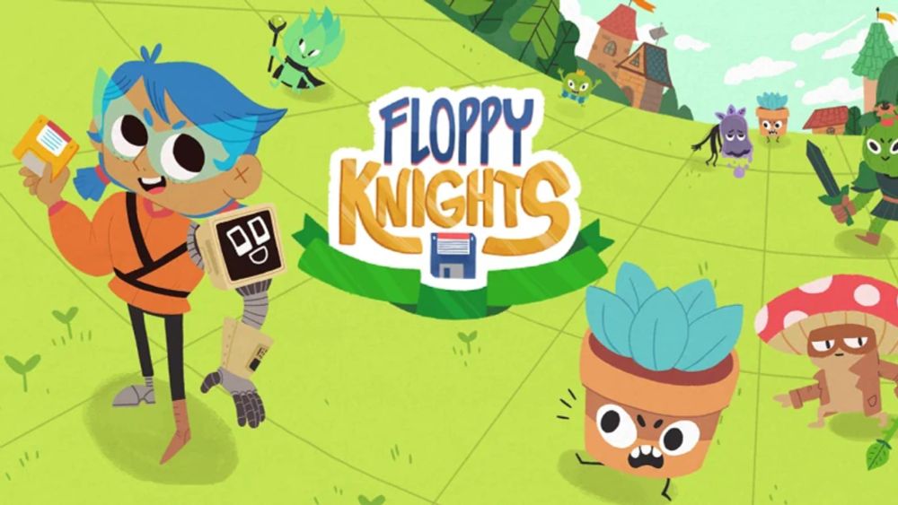 Floppy Knights: indie con strategia a turni e gioco di carte