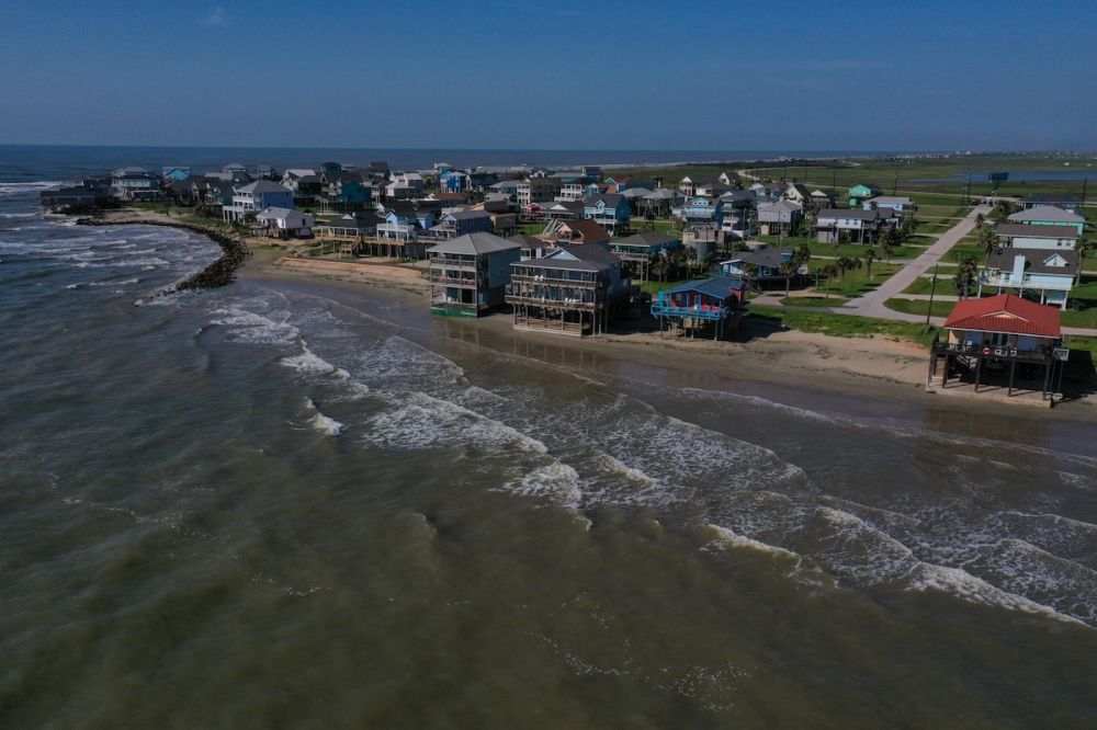 Where the sea wall ends