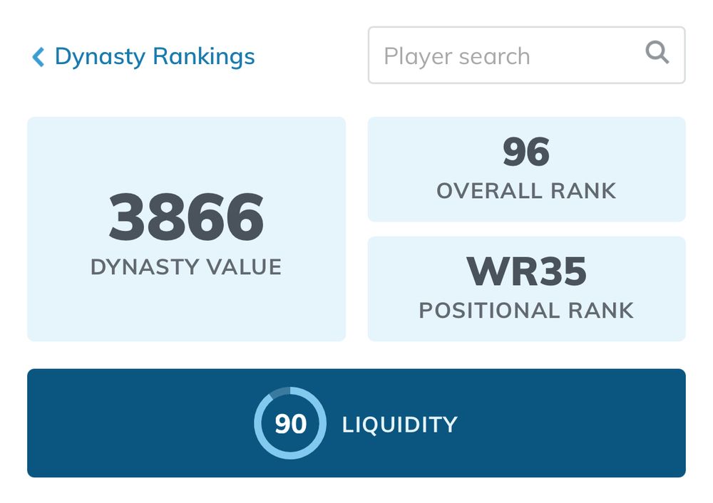Redesigned player info at the top of player pages, and a search field to jump to other players