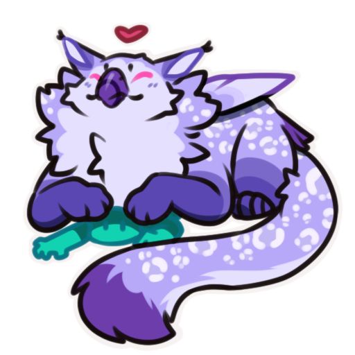 A very fluffy Solstice lovingly loafing on you
