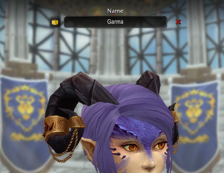 me trying to name a purple dracthyr garma but the name is already taken