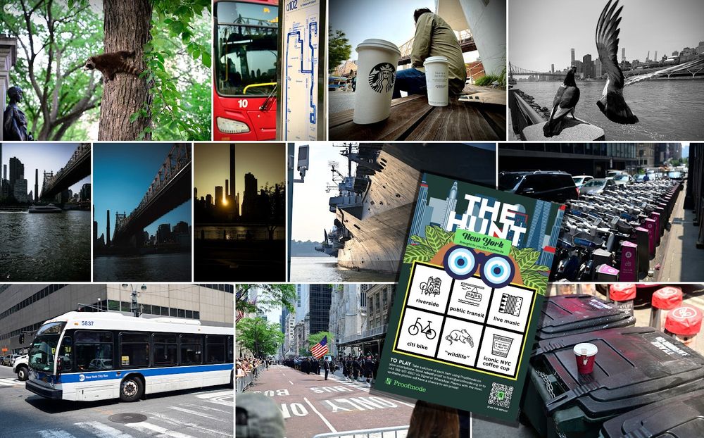 a collage of photos of new york city