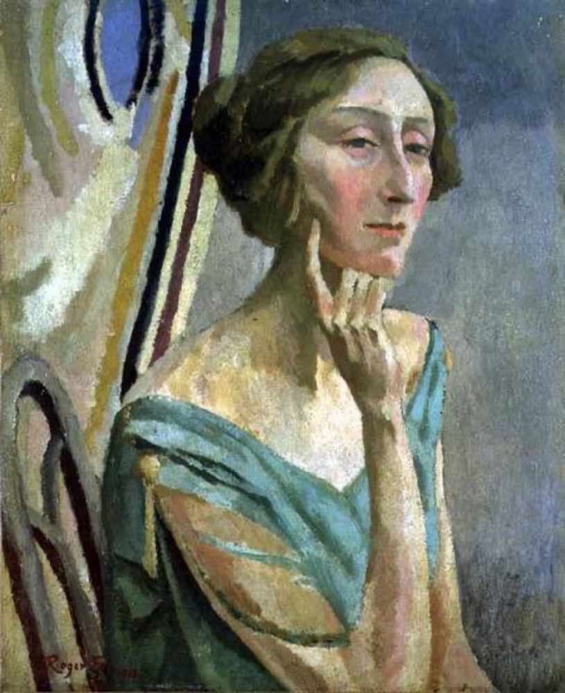 Portrait of Edith Sitwell, by Cristopher Fry, dating from 1915. 