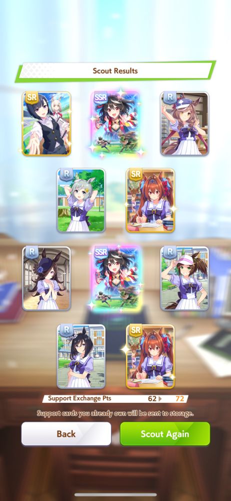10-pull with two SSR Kitasan Black 
