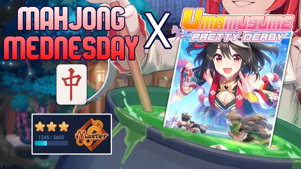 mahjong soul and umamusume, 3 star master rank