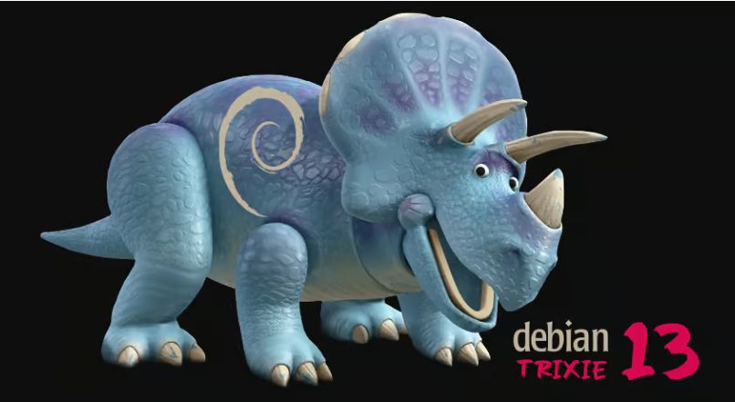 Illustration debian 13 Trixie