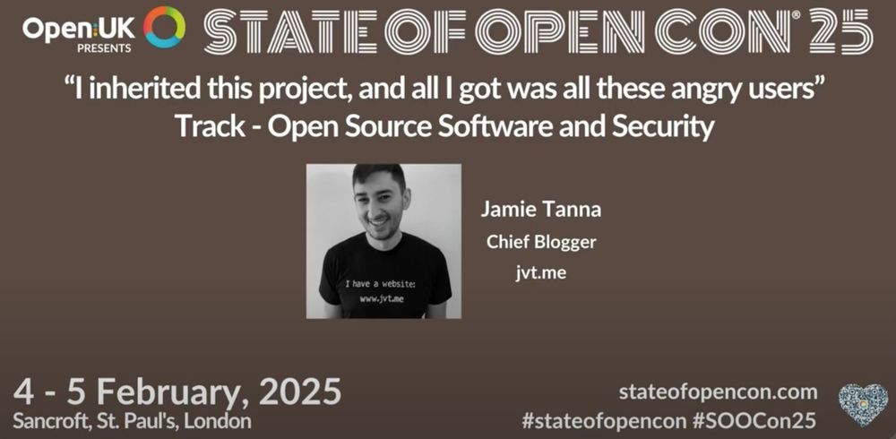 Image de la conférence State of Open 2025