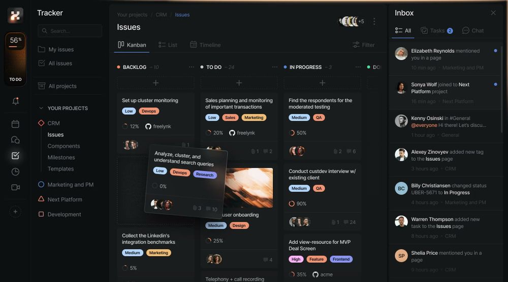 Interface Huly