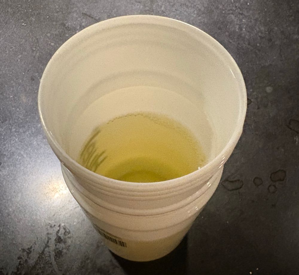 a Huel bottle filled with piss, Sir.