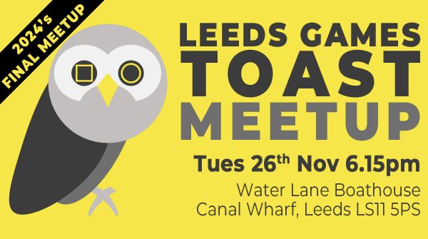 Details of the next Games Toast. Water Lane Boathouse, Leeds, from 6.15pm on Tuesday 26th Novemeber.