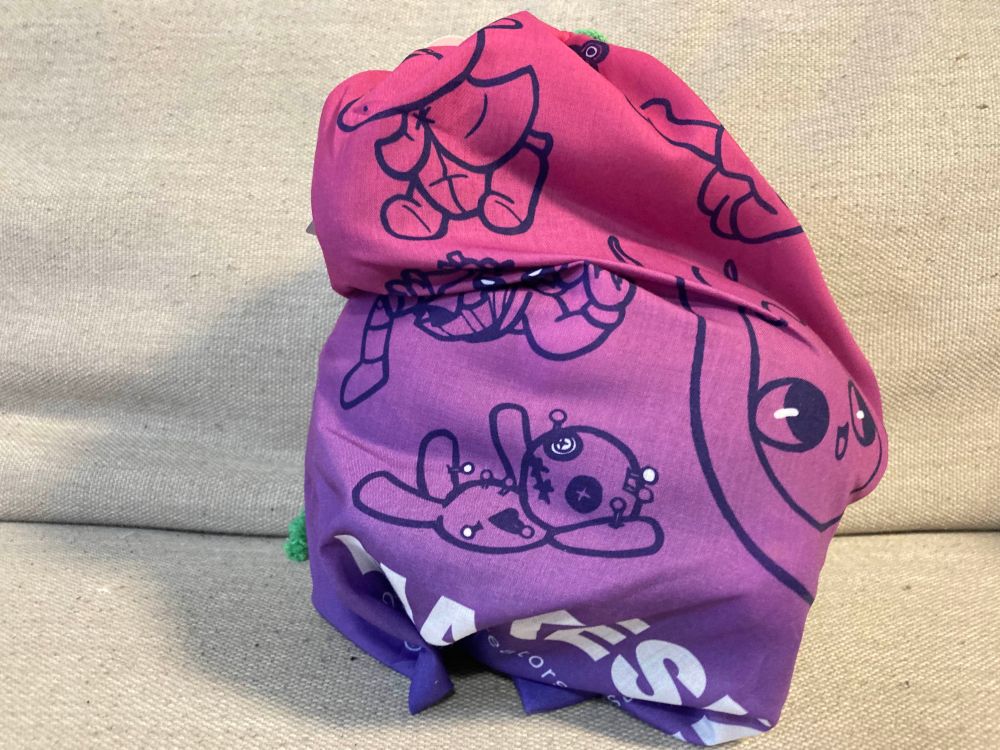 A makeship plush bag