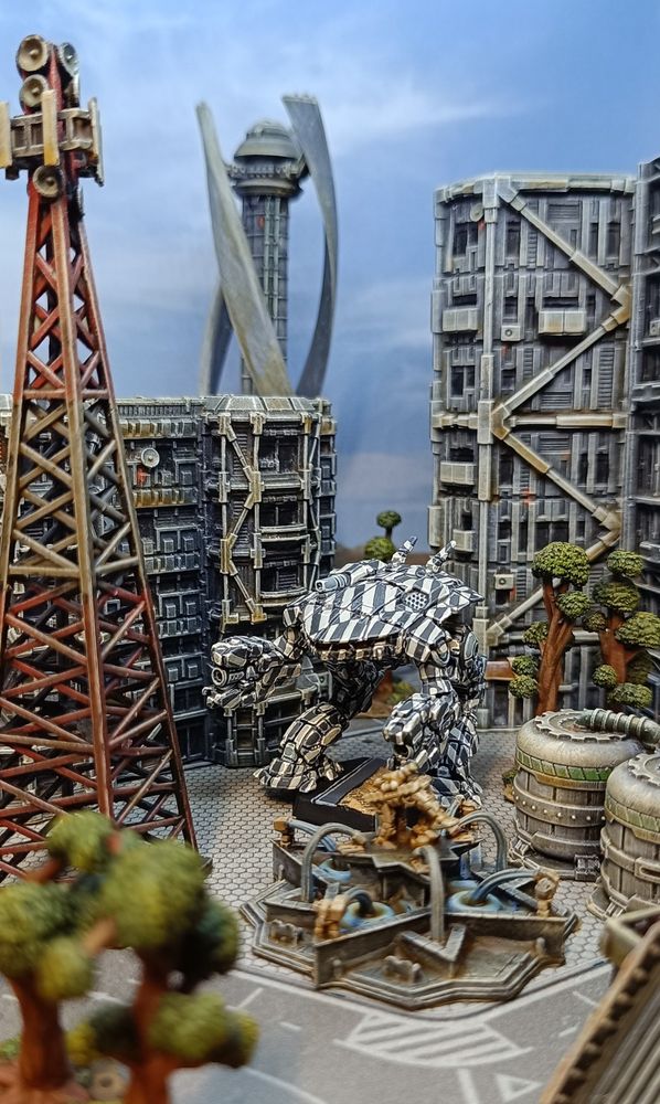 Shot of the king crab among some scenery