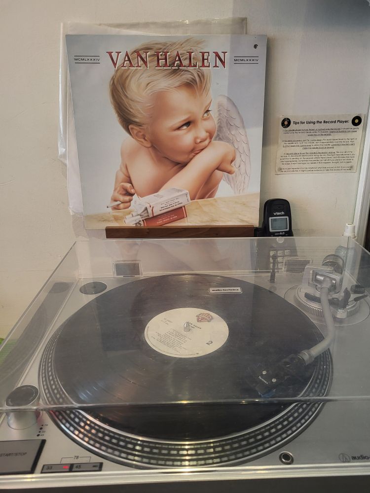 A van Halen record, but doesn't the post copy make that kind of obvious?