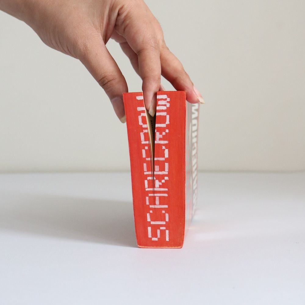 Shyl is a Fore-edge painter and book artist based in Chennai, India. This is a watercolor painting on the book edges of the Scarecrow by Matthew Reilly 

📚 Tags - #shylockedherbooks #foredgepainting #foreedge #watercolors  #giftideas #bookbinder #harrypotter #lotr #books #art #smallbusiness #entrepreneur #madeinindia #chennai #artistfromindia #womeninbusiness #worldwideshipping #handmade #unique #handpainted #newyear #classic #surprisegift #secret #valentinesday #giftsforher #giftsforhim #rocket #nuclear #code #maghook #spy #shane schofield