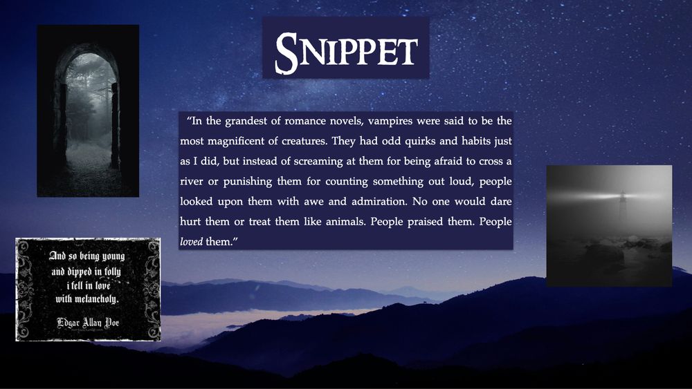 The snippet, alongside some gothic imagery