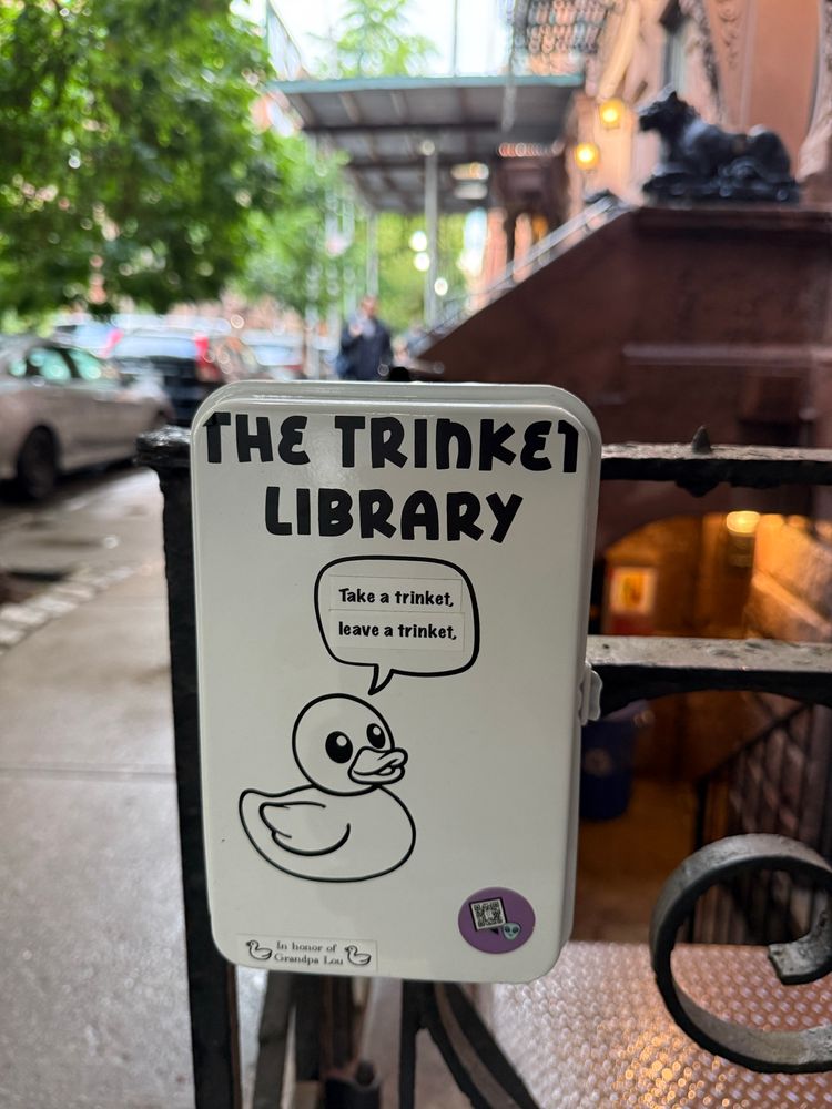 box that says The Trinket Library