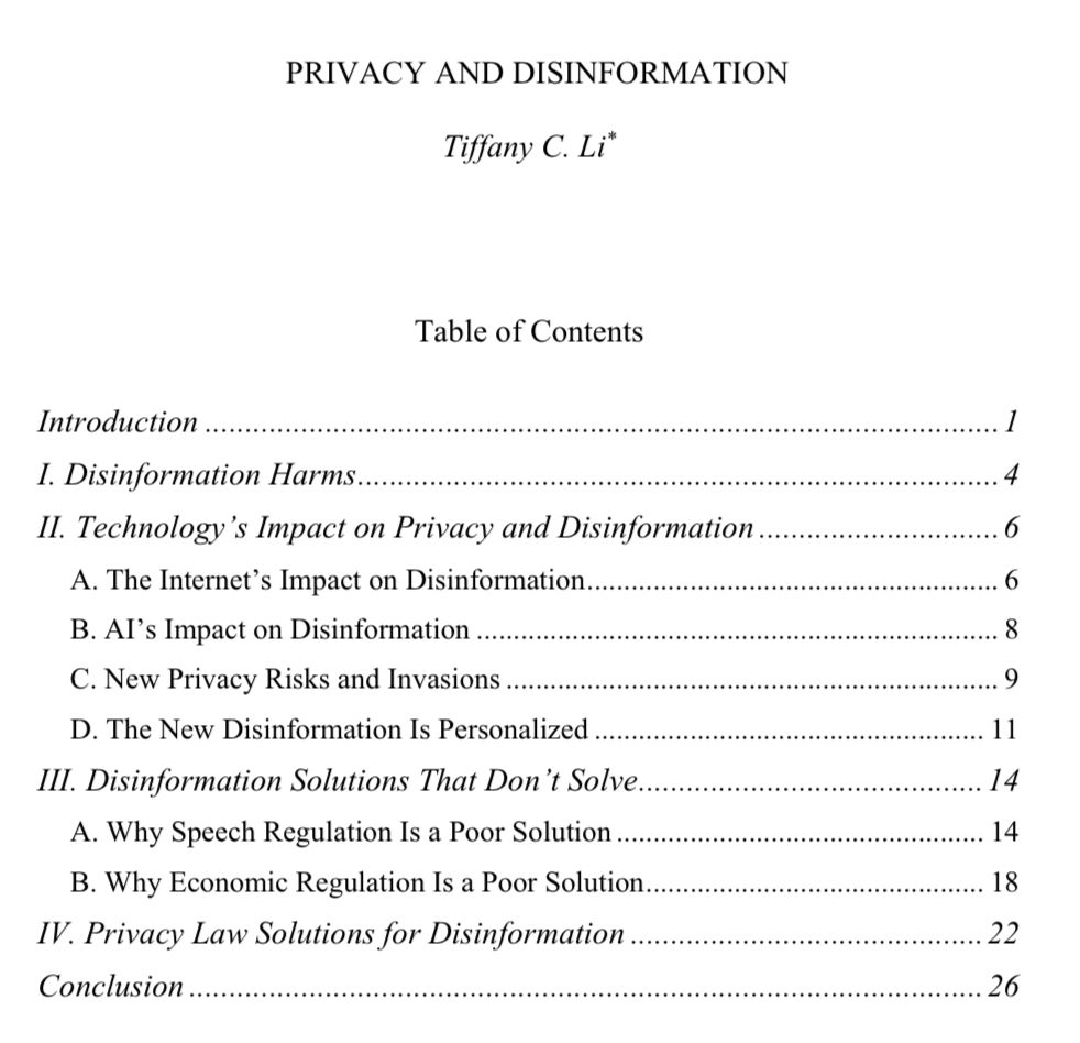 Table of contents