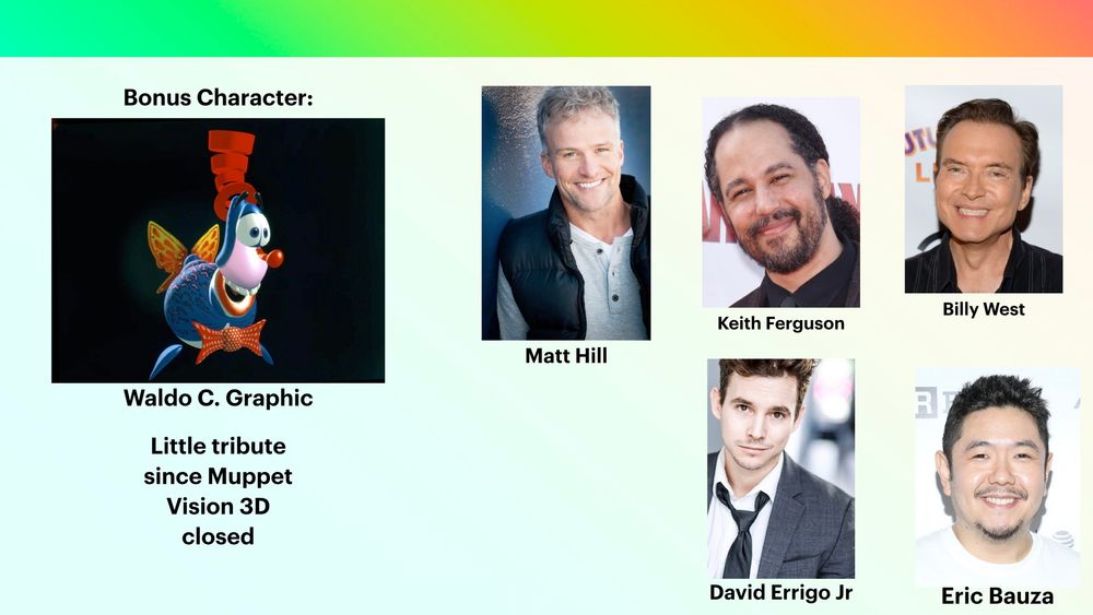 Waldo’s casting choices. 