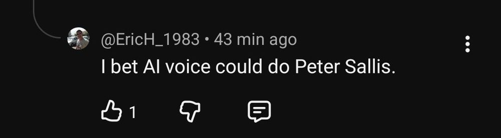 An insensitive person who thinks an AI can do better than a voice match
