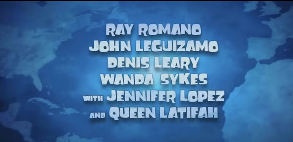 The cast list in Ice age continental drift’s first trailer