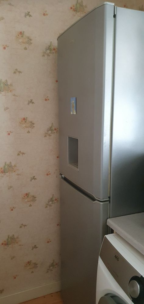 *Chews gum.* ...yyeahp, that's one singular fridge magnet on my fridge. just the one.