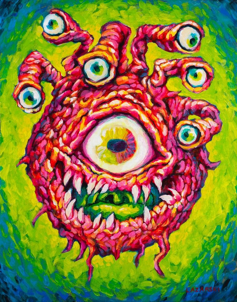 Beholder print available at www.imaginarymonsters.shop