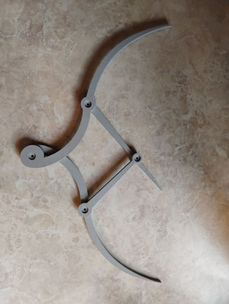 3d printed Golden Ratio calipers.