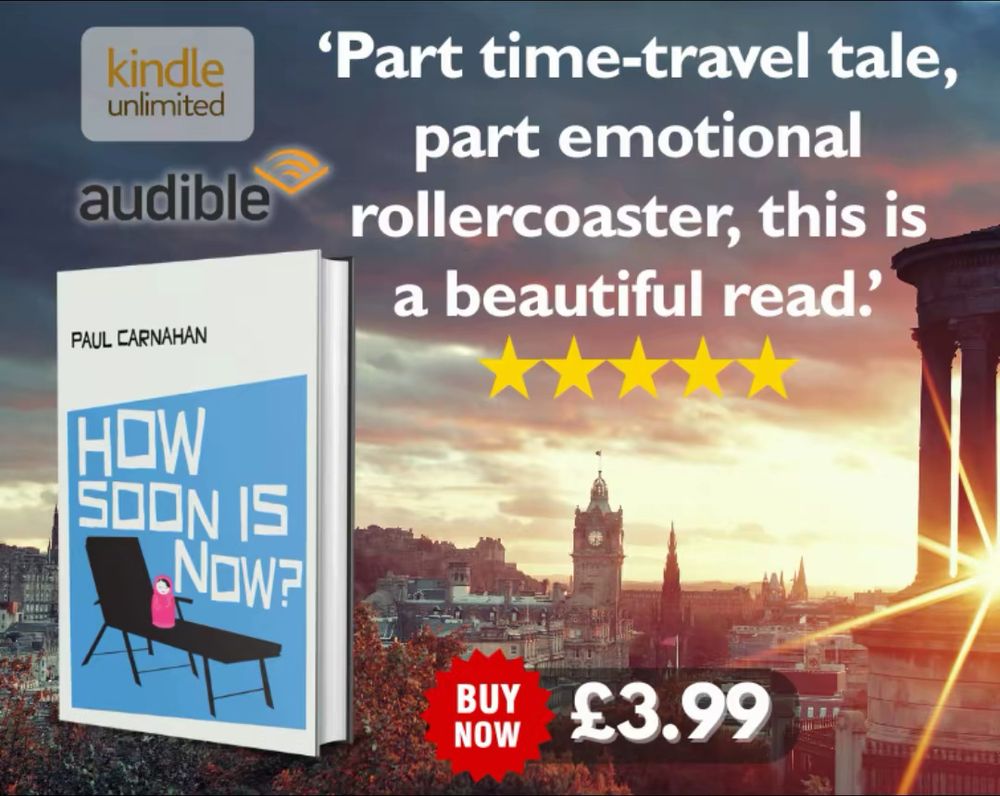 Promotional image for the book ’How Soon Is Now?’