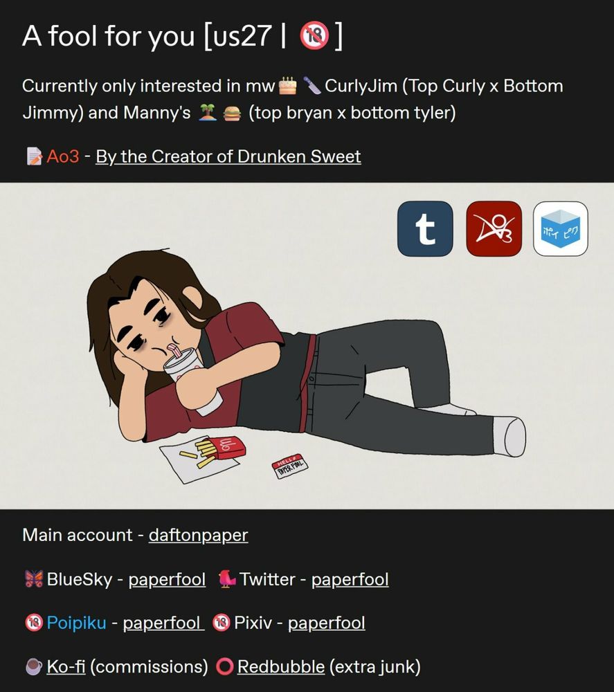 This clowns link tree