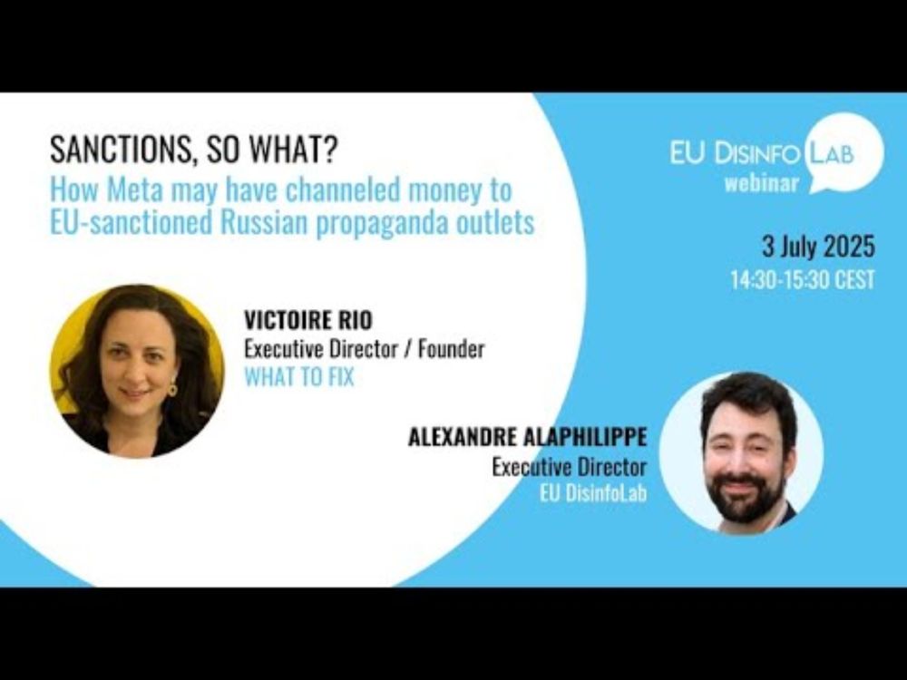 3 July: Sanctions, so what? with Victoire Rio (WHAT TO FIX)