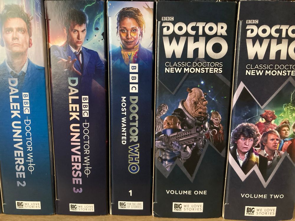 Spine of the Most Wanted set fits nicely into the collection. 