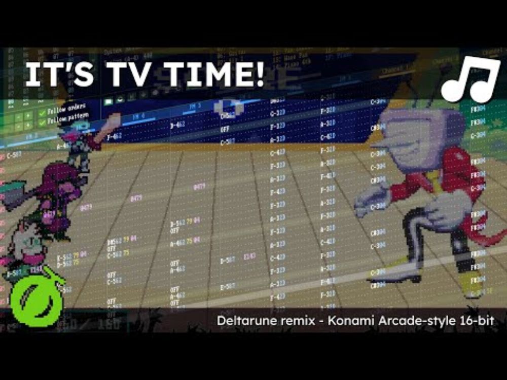 Deltarune Ch3 - IT'S TV TIME! (Konami Arcade 16-bit cover)