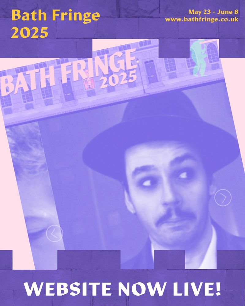 An image showing the Bath Fringe 2025 website.