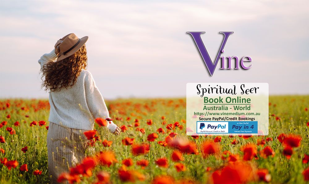 Expert spiritual guidance in love, family, relationships, work, business, career from gifted Australian clairvoyant medium Vine - Earth Seer 
By operating within the Universal Laws of Nature, Vine can help you gain a greater sense of peace and clarity in your life.
