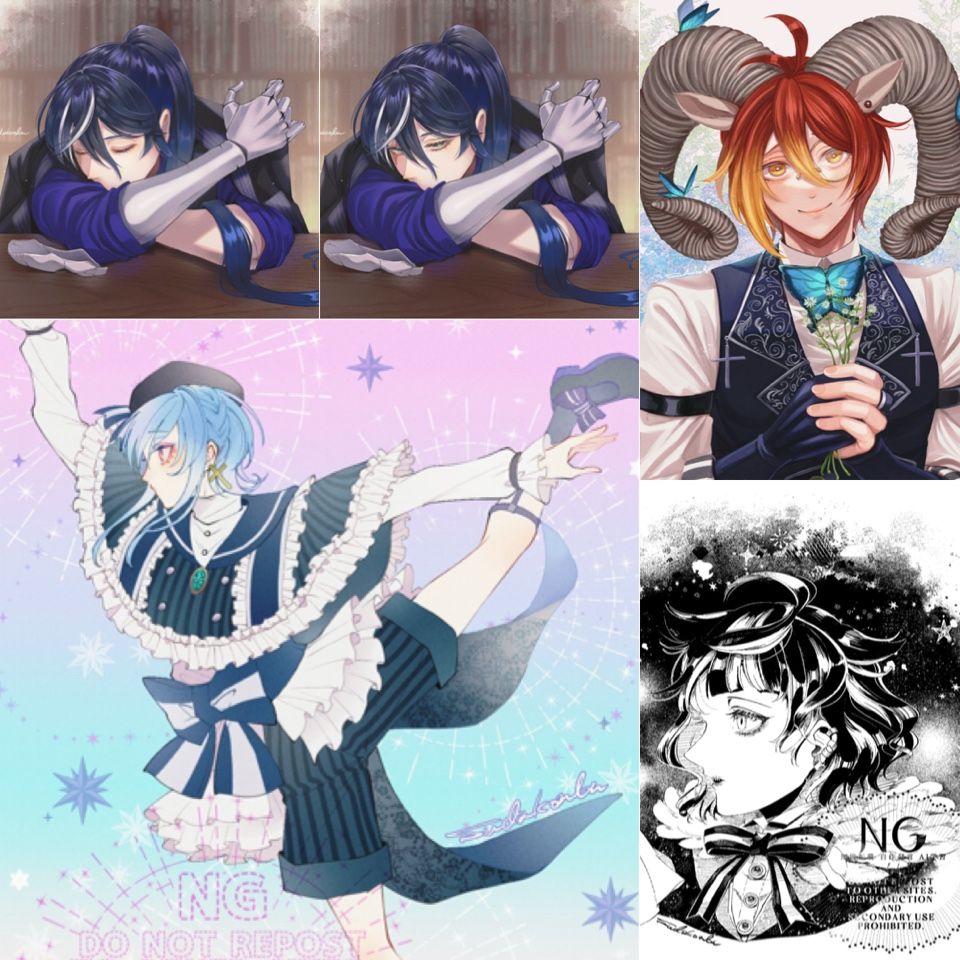 拙作のサンプル。こいついつも横顔描いてんな。