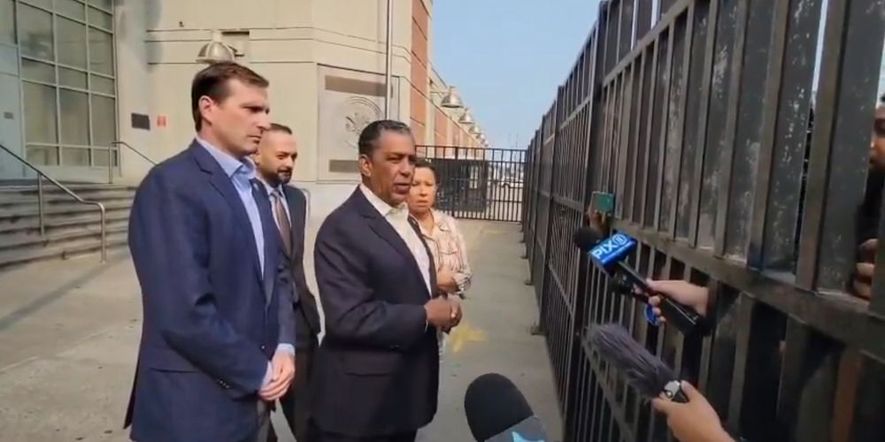 Rep. Adriano Espaillat (D-NY) claimed on Wednesday that he and two other House Democrats had been “trapped” at an Immigration and Customs Enforcement detention center in New York by an officer that re...