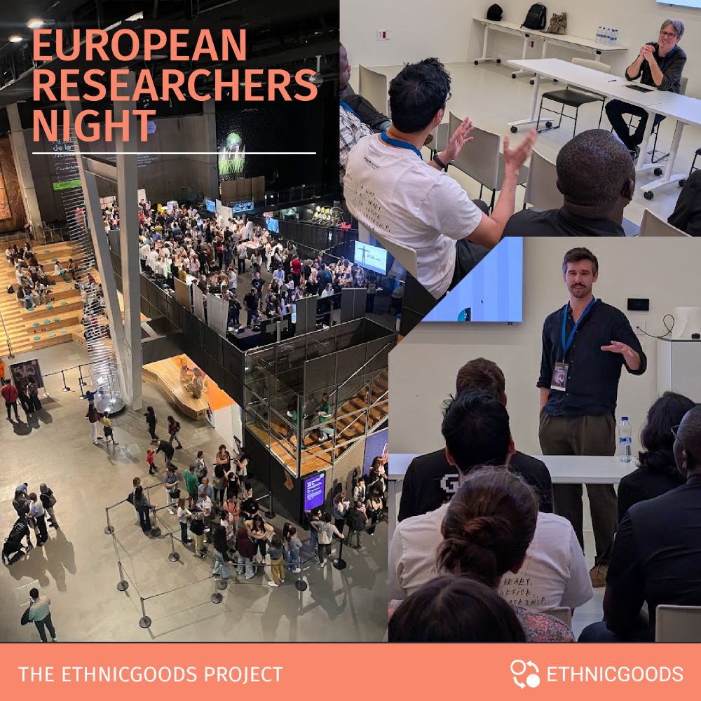 Photos from #EuropeanResearchersNight — an overview of the event, and Matthias vom Hau and Emre Amasyali presenting.