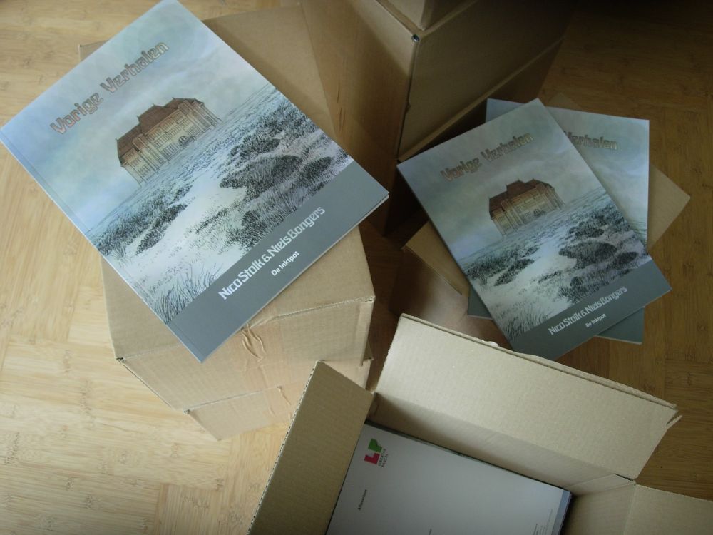 Dozen vol 'Vorige verhalen', het nieuwe stripalbum van Inktpotters Nico Stolk en Niels Bongers