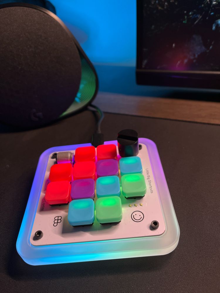 WorkLouder/Figma Micro illuminated with a soft pastel RGB scheme