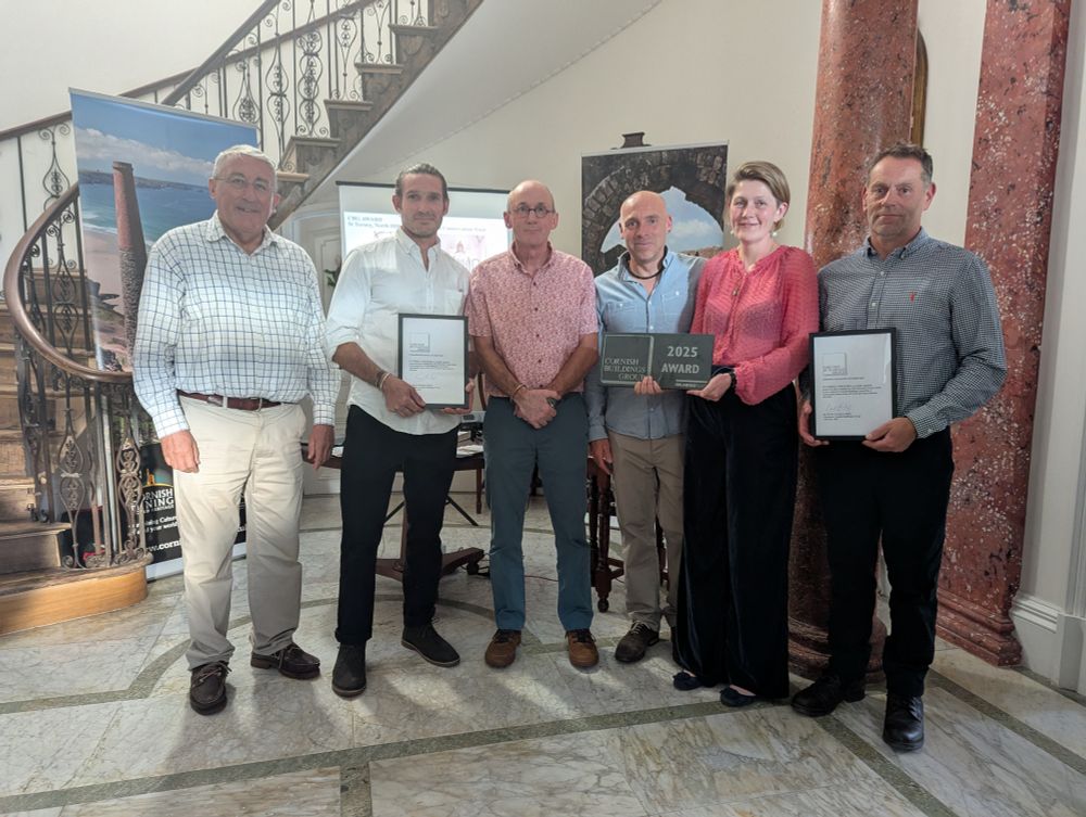 Pictured are a selection of the craftspeople responsible for this outstanding project. (c) Cornish Building Group