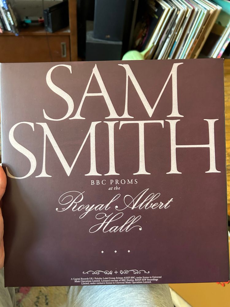 The Sam Smith BBC Proms double-album. A Record Store Day exclusive with 3500 copies made