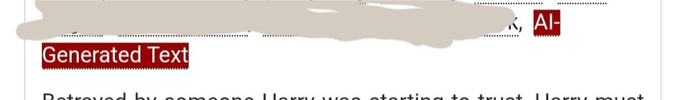 screenshot von ao3 mit marker ai generated text