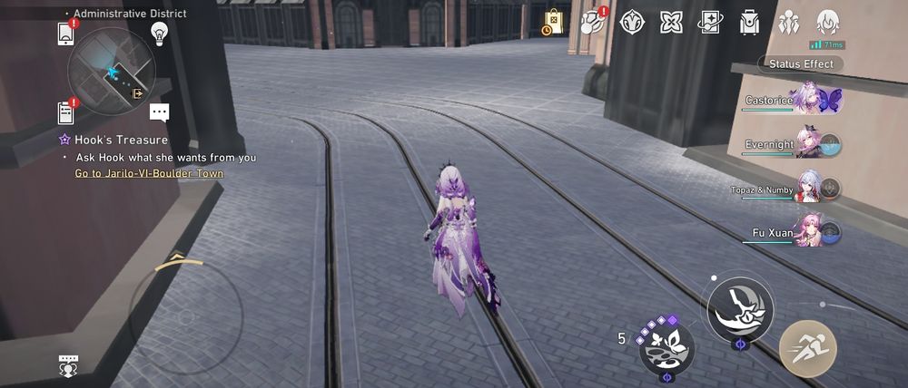 Castorice attempting to go to the out of bounds area where characters can't go
UID is cropped for my safety